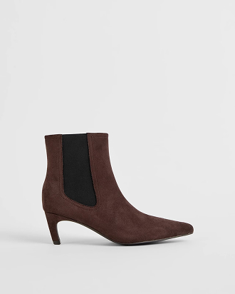 Gusset kitten heel boot