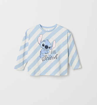 Disney Lilo & Stitch Australian cotton long sleeve oversized top