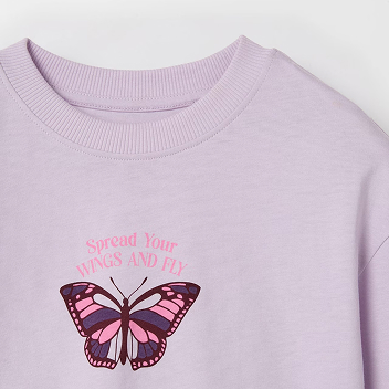 Australian Cotton Long Sleeve T-Shirt - Purple