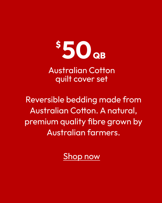 Australian Cotton quilt cover set