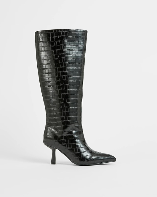 Scarlet high heel long boots