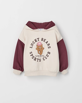 Girls’ 1-8 Australian Cotton blend fashion hoodie
