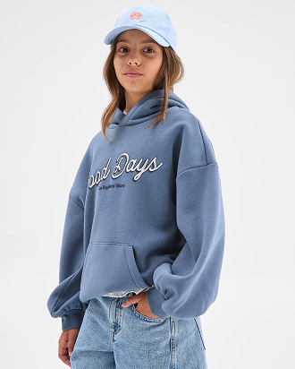 Girls 7-16 Australian Cotton blend fleece hoodie