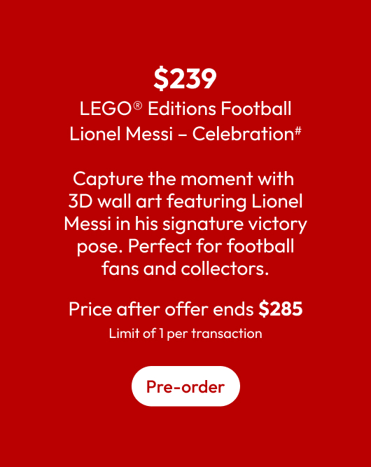 LEGO® Editions Football Lionel Messi – Celebration#
