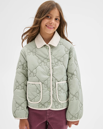 Girls’ 7-16 Reversible Quilted Jacket