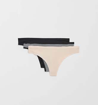 Lily Loves Australian cotton 3 pack g-string briefs