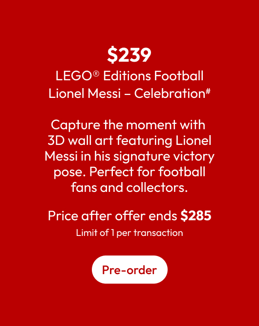 LEGO® Editions Football Lionel Messi – Celebration