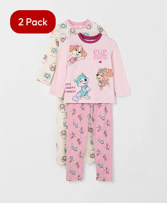 Paw Patrol Australian Cotton 2 Pack Younger Girls Pyjama Set
