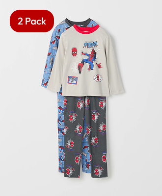 Marvel Spider-Man Australian cotton 2 pack Younger Boys Pyjama Set