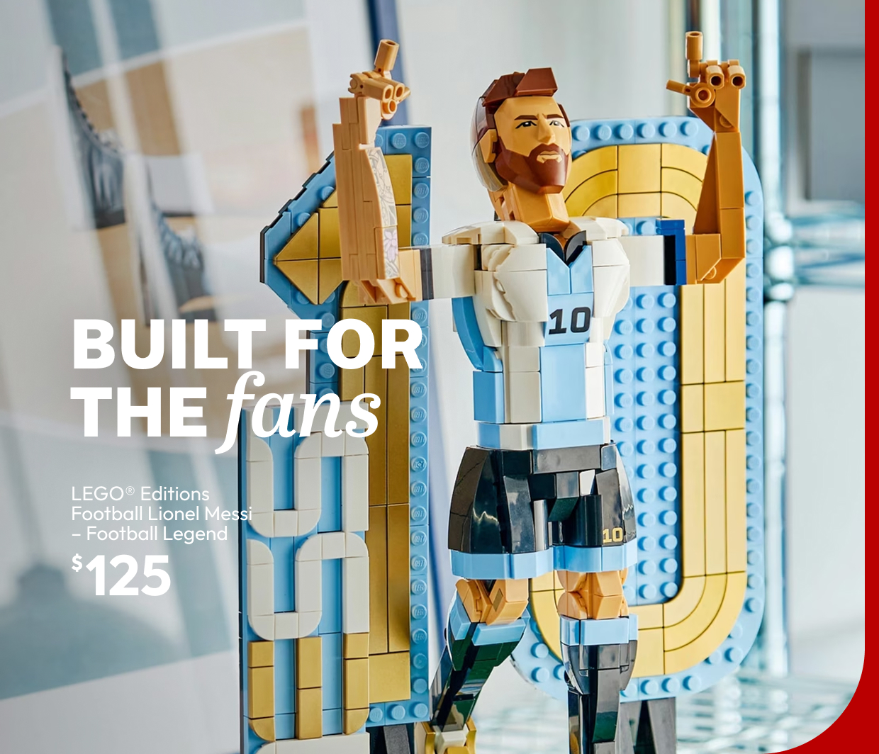 BUILT FOR THE fans