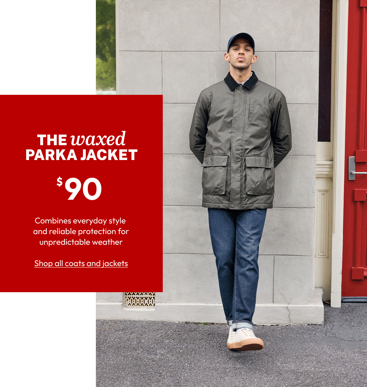 THE waxed PARKA JACKET