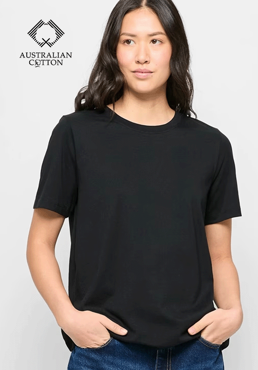 Relaxed fit Straight hem line Light weight