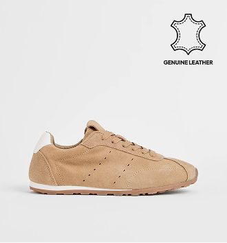 Genuine suede sneakers