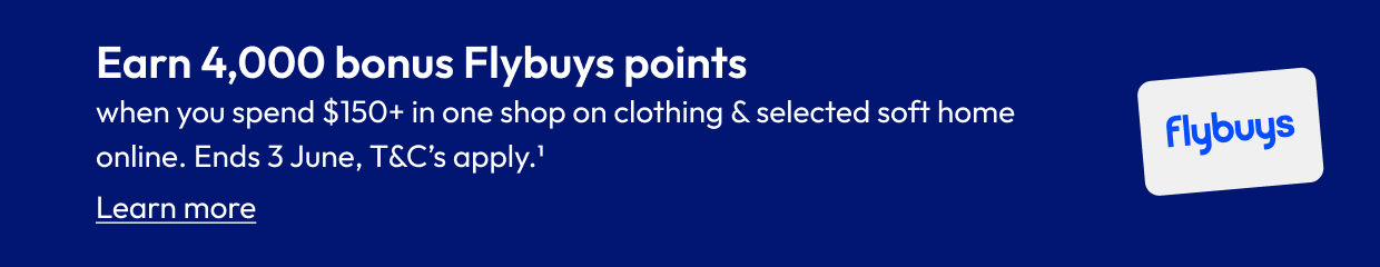 Earn 4,000 bonus Flybuys points