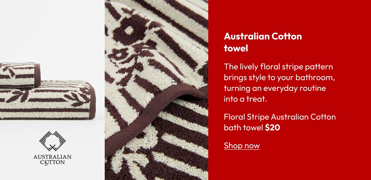 Australian Cotton towel