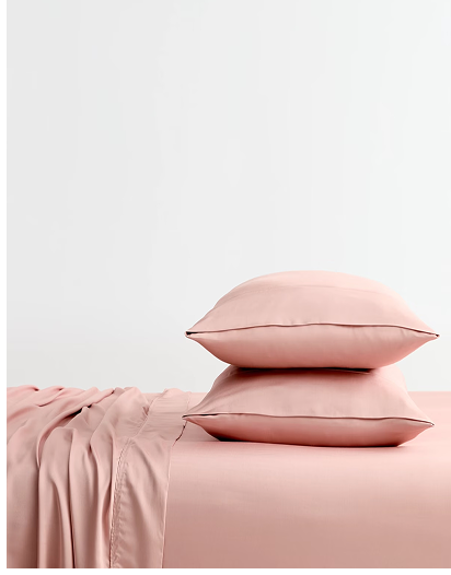 Laynie Viscose Bamboo Sheet Set - Blush