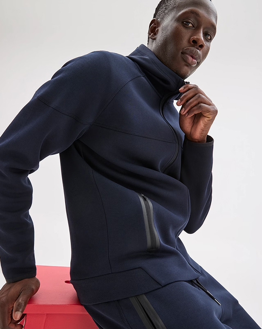 Active Australian Cotton blend tech pullover hoodie