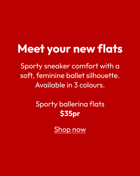 Sporty ballerina flats