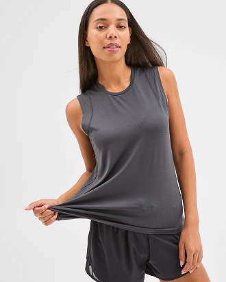 Active performance running muscle tank top