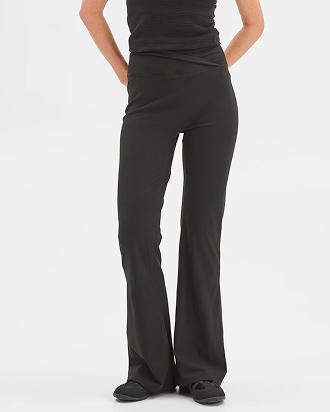 Studio soft rib wrap full length tights