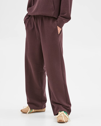 Australian Cotton blend crinkle relaxed pants