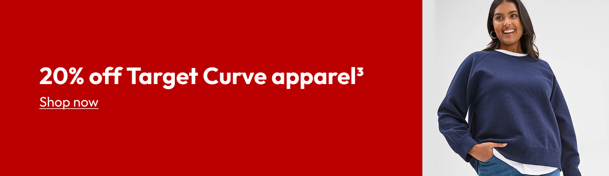 20% off Target Curve apparel