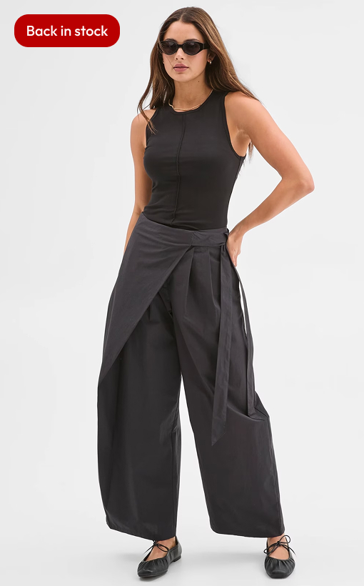 Lily Loves Australian Cotton wrap front pants