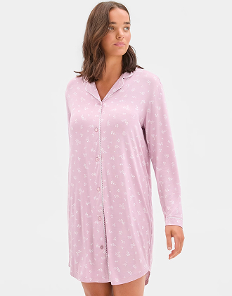 Bamboo soft comfort long sleeve t-shirt nightie