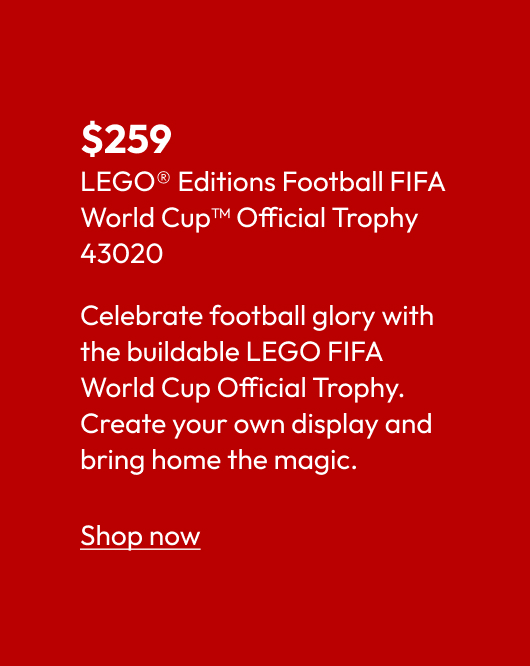 LEGO® Editions Football FIFA World Cup™ Official Trophy 43020