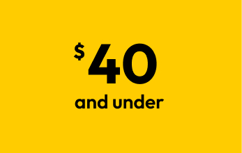 $40 and under