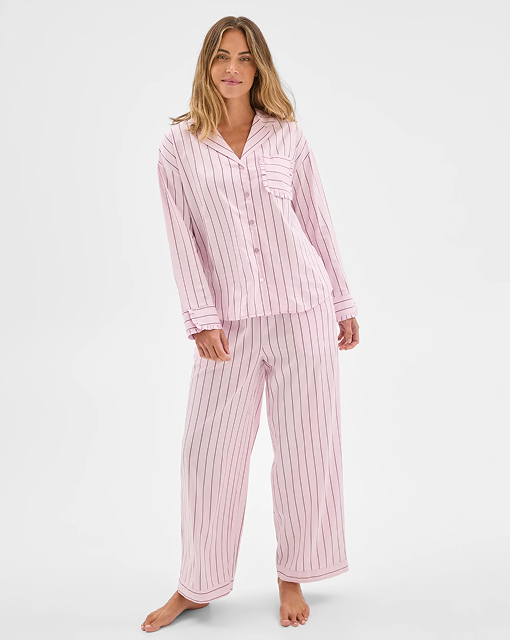 Long sleeve top and pants PJ set