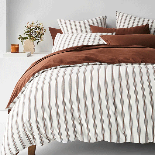 Arlo cotton stonewash quilt cover set