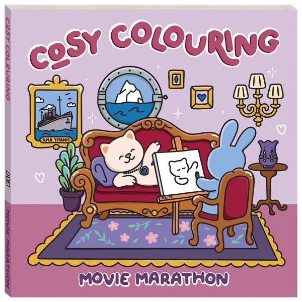 Art Maker Cosy Colouring: Movie Marathon - Book