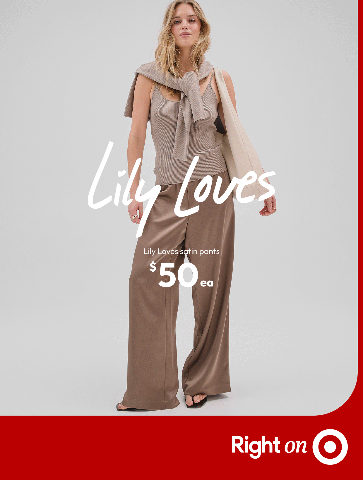 Lily Loves satin pants