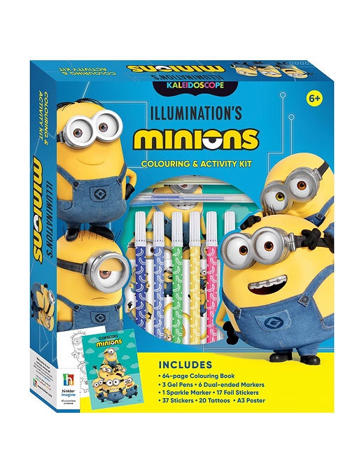 Kaleidoscope Illumination's Minions Colouring and Activity Kit Book