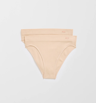 2 pack high-waisted bikini