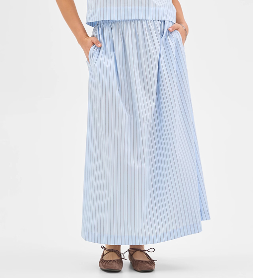 Preview Australian Cotton elasticated waist skirt