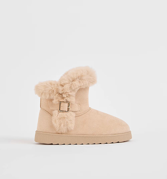 Low Cut Slanted Top Slipper Boot
