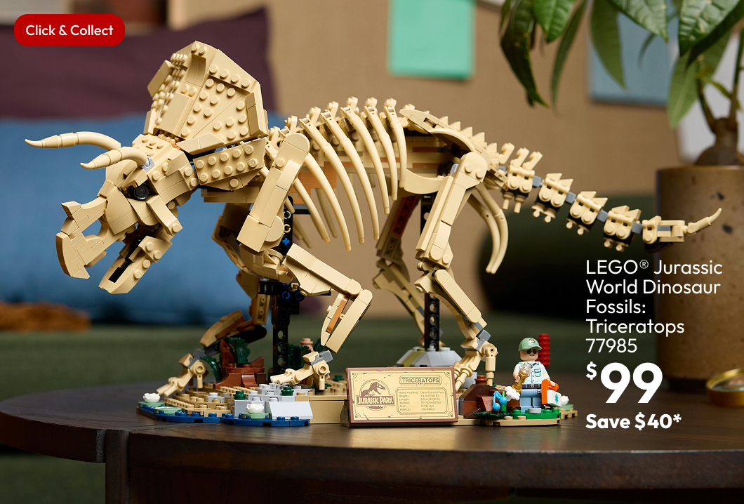LEGO® Jurassic World Dinosaur Fossils: Triceratops 77985