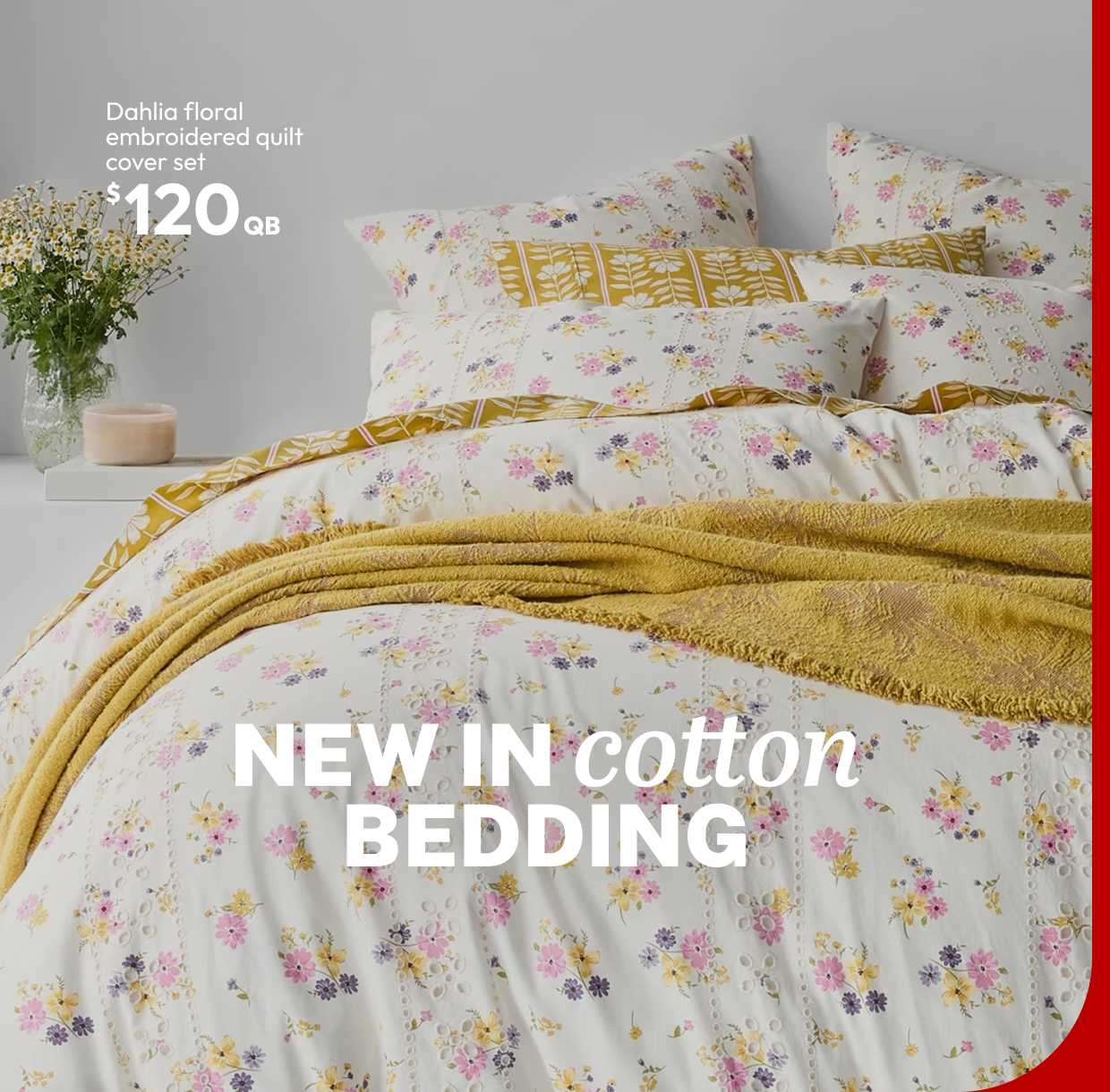 NEW IN cotton BEDDING