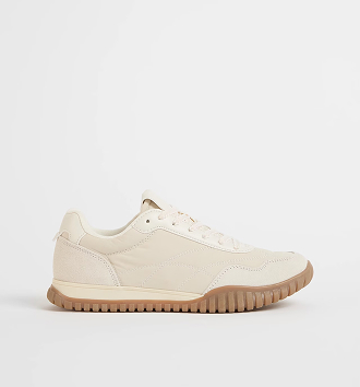 Nylon retro sneakers