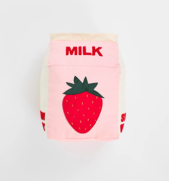 Strawberry milk cushion