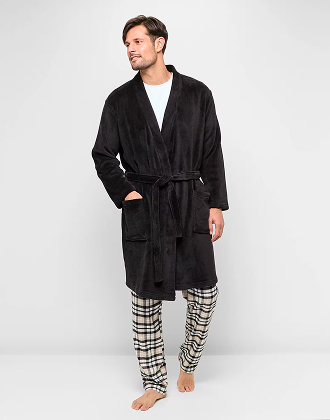 Coral fleece robe