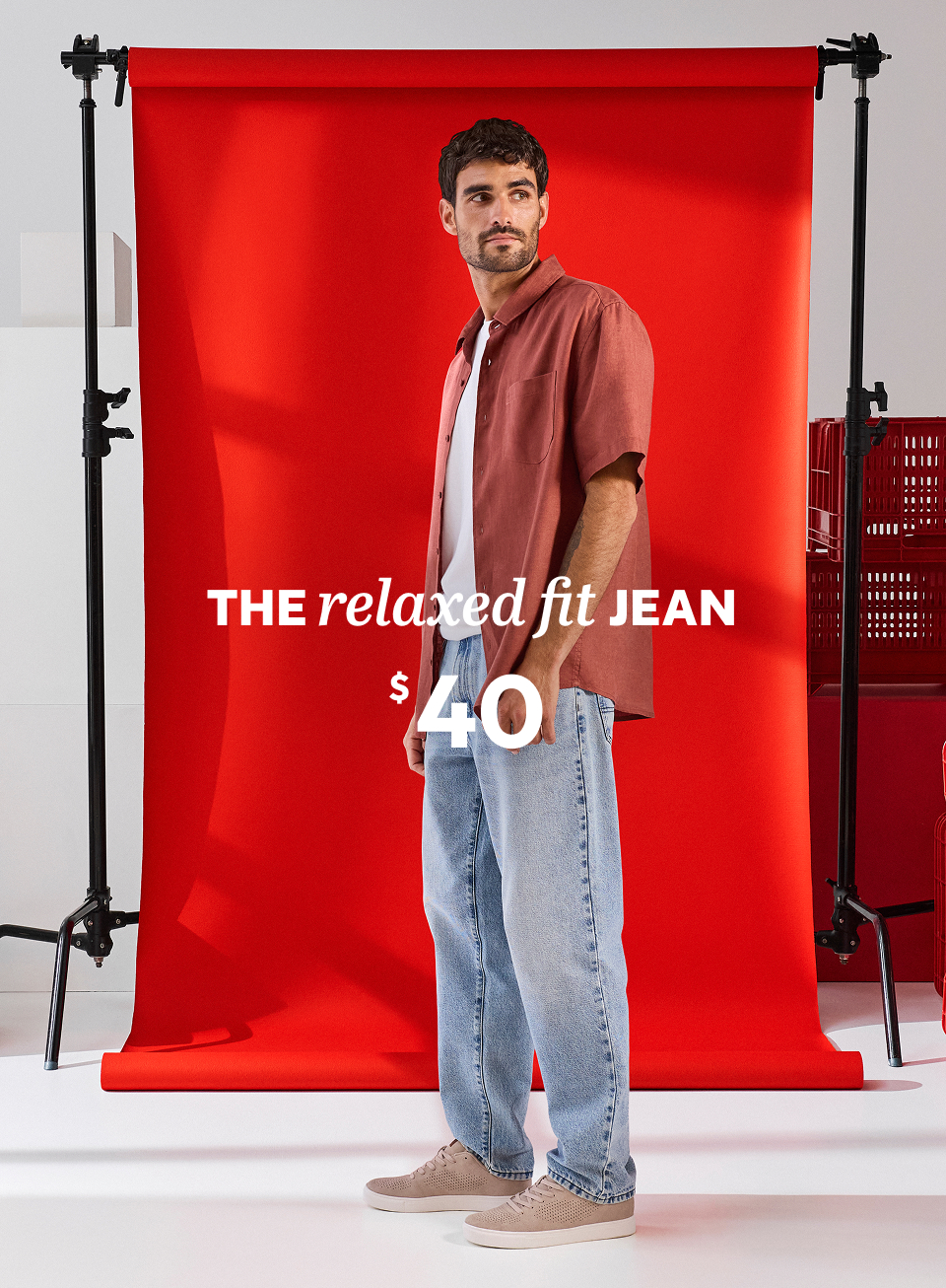 THE relaxed fit JEAN