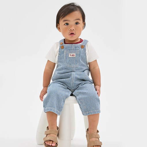 Baby t-shirt and dungaree 2 piece set