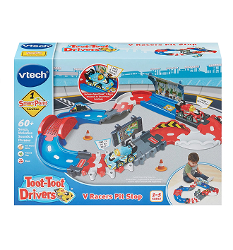VTech Toot-Toot Drivers V Racers Pit Stop Playset