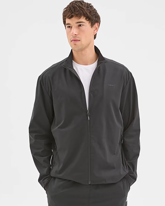 Active zip through textured jumper