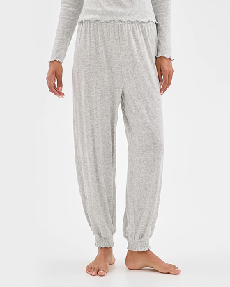  Pointelle balloon sleep pants