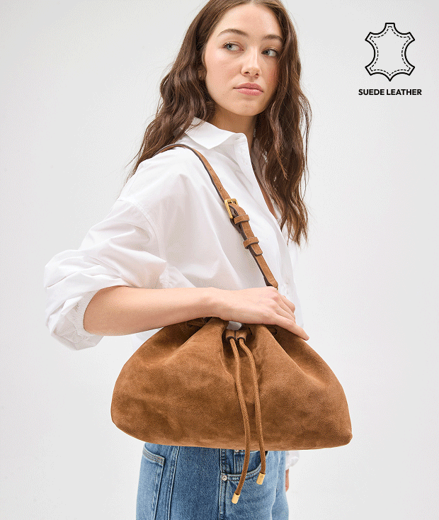 genuine suede leather BAGS