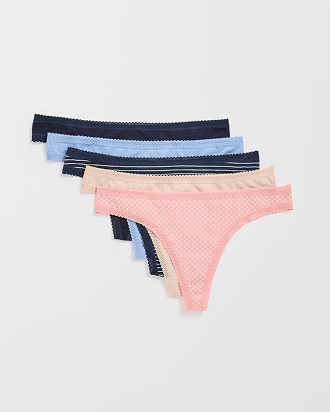 Australian Cotton blend 5-pack g-string briefs 